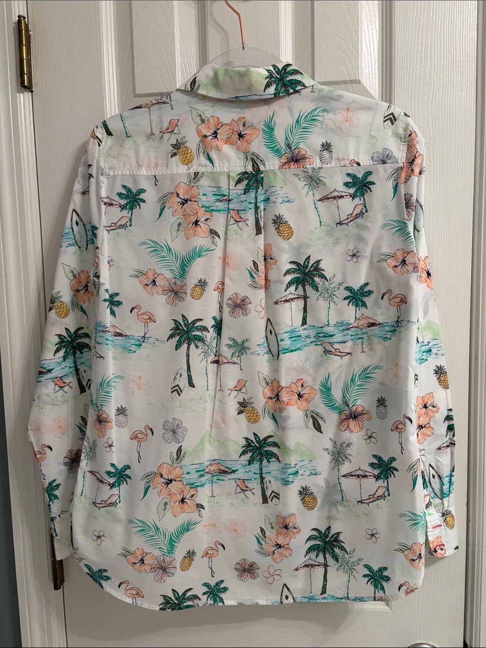TALBOTS SIZE SMALL MODERN CLASSIC SHIRT - SCENIC BEACH - Excellent Condition - Picture 6 of 6